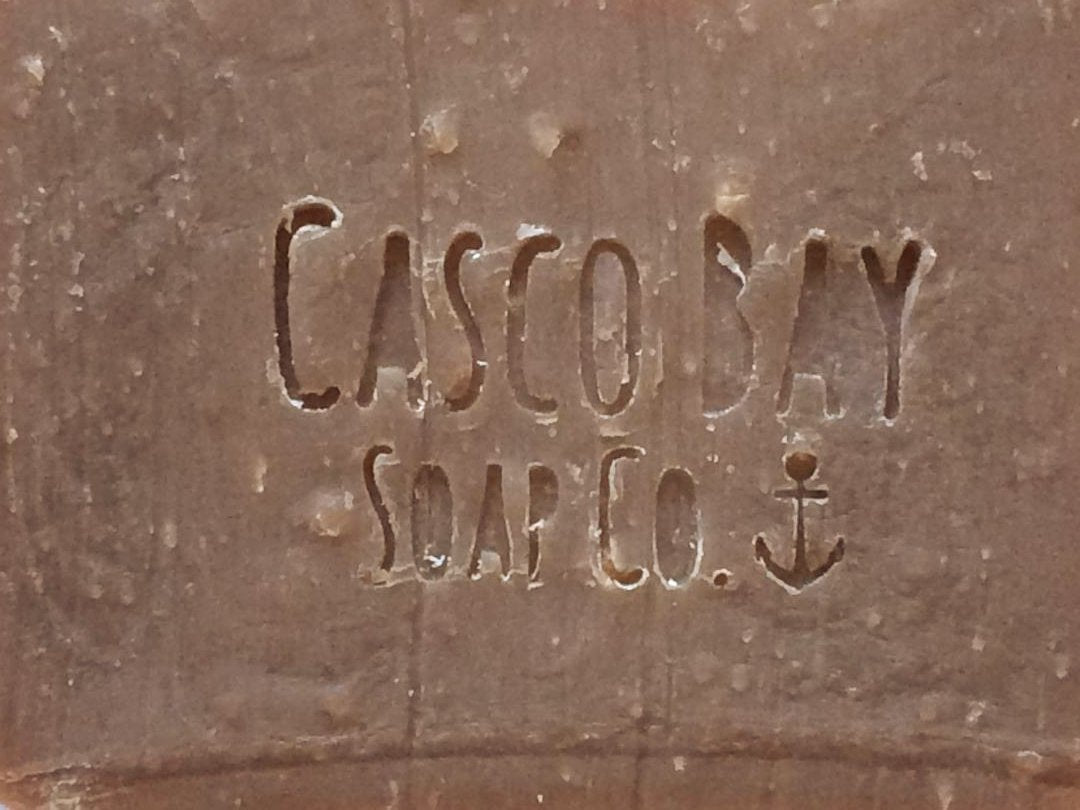 close up of a brown bar of soap