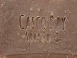 close up of a brown bar of soap