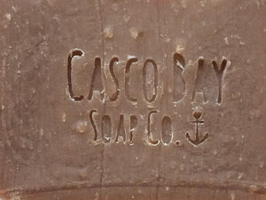 close up of a brown bar of soap